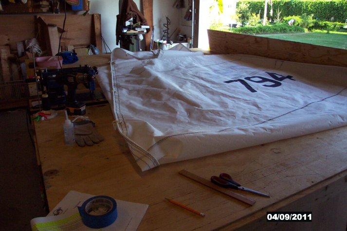 The finished Mainsail